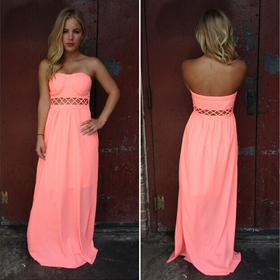 Fashion Women Summer Boho Long Maxi Evening Party Dress Beach bodycon Dress