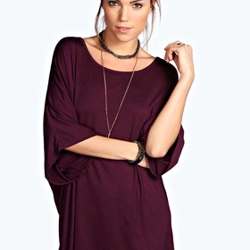 Minnie Oversized Batwing Shift Dress