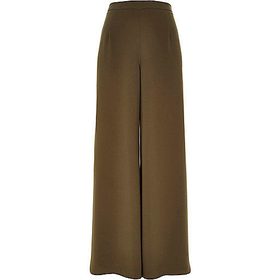 River Island Womens Khaki palazzo pants