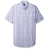 Van Heusen Men's Big-Tall Short Sleeve Luxe Touch Plaid Shirt