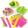 Easter Coloured Card Craft Baskets for Kids to Decorate and Fill with Eggs or Gifts (Pack of 12)