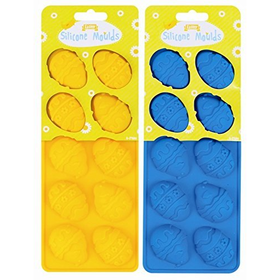 10 Easter Egg Shape Silicone Moulds Ideal For Chocolate, Cakes, Dough, Ice Cubes