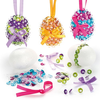 Sequin Easter Polystyrene Egg Kit for Children to Decorate and Display