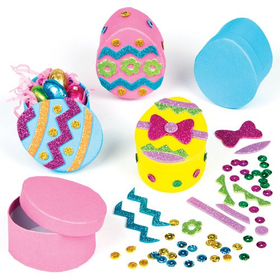 Easter Egg Gift Box Craft Kits for Children to Decorate and Fill with Easter Treats