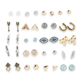 Mixed Stud Earring 20-Pack