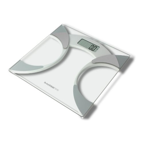 Salter 9141 WH3R Glass Body Fat Analyser Bathroom Scale