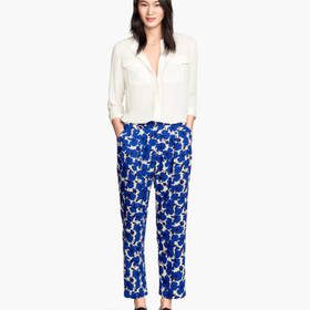 H&M Patterned trousers €£19.99