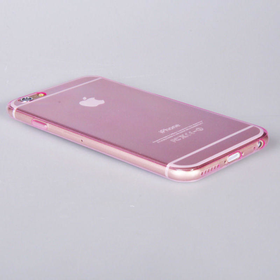 Apple iPhone 6 / 6 Plus Case Slim Transparent Clear Soft TPU Cover Rubber Pink