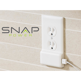 SnapPower Charger: A USB charger in a coverplate - no wiring