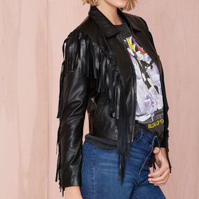 Nasty Gal Born To Ride Leather Jacket