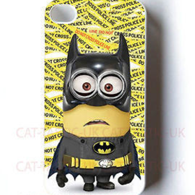 BATMAN SUPERHERO MINION DESPICABLE ME 2 iPhone 4,4s,5,5s,5C CASE COVER /MINIONS