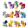 YIGO 3-7cm New Pony model Cake Toppers Cupcake 12 piece Set Toys Figurines Playset for Life ornament