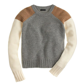 J.Crew Womens Collection Cashmere Sweater In Colorblock