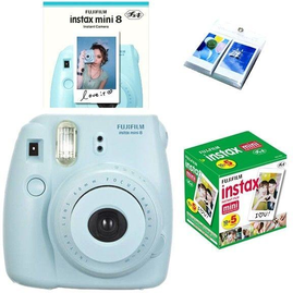 Fujifilm Fuji Instax Mini 8 Polaroid Instant Camera + 50 Film + Photo Album