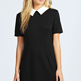 Robin Contrast Collar Dress