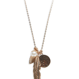 Frond Of You Charm Necklace | Wet Seal