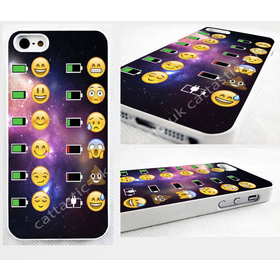 space, alien,poop,Emoji,battery,iPhone 4,4s, 5C, 5S,5,6,6 plus glossy cover Case