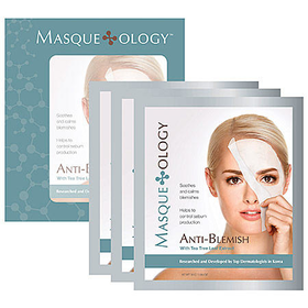 Masque*ology Anti-Blemish Masque With Tea Tree Leaf Extract (3 Masks x 1.06 oz)