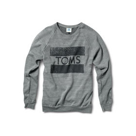 TOMS TOMS Crew Neck Sweatshirt Grey