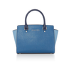 Selma tri colour blue tote bag