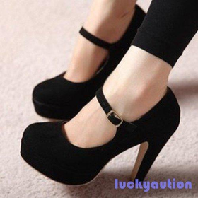 Fashion Womens Strap High Heels Mary Jane Platform Stilettos Pumps Sandal Shoes