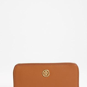 Women's Tory Burch 'Robinson' Zip Continental Wallet