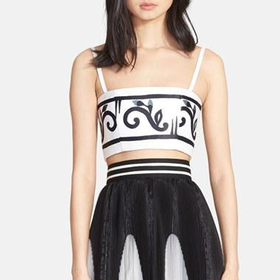 Women's Alice + Olivia 'Rene' Crop Top,