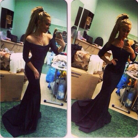 New Sexy Women Strapless Gown Prom Ball Formal Long Evening Cocktail Party Dress