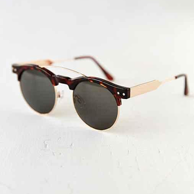 Spitfire Surf Rock Half-Frame Sunglasses- Brown One