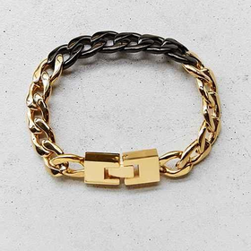 Mister Dual Tone Bracelet- Gold One