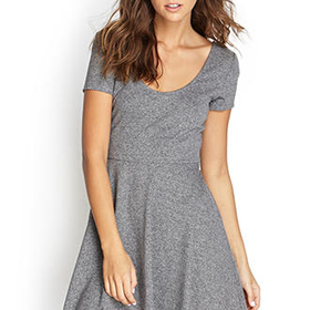 FOREVER 21 Heathered Skater Dress