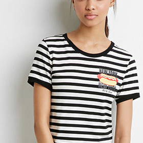 Striped Hot Dog Tee