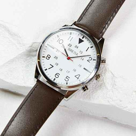 Breda 2384 Watch- Silver One