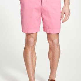 Men's TailorByrd 'David' Washed Cotton Twill Shorts,