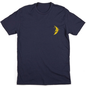 Brixton Moon Face T-Shirt - Navy