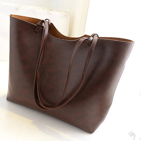 New Women Handbag Shoulder Bags Tote Purse PU Leather Women Messenger Hobo Bag @