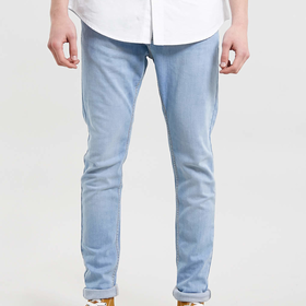 BRIGHT BLEACHED WASHED Stretch SKINNY JEANS - TOPMAN USA