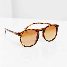 Uniform Round Sunglasses - Brown One