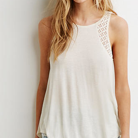 Crochet-Paneled Top