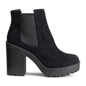 H&M Suede Platform Boots $69.95