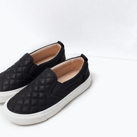 Quilted slip-ons