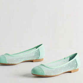 Restricted Pastel Confection Perfection Flat in Mint