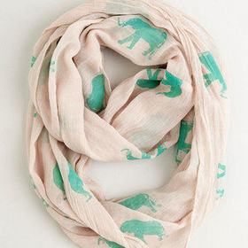 ModCloth Pachyderm a Punch Circle Scarf
