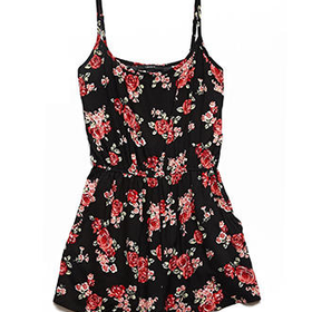 Fresh Floral Cami Romper