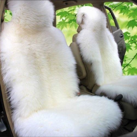 One Piece Genuine Sheepskin Car Seat Covers Real Fur Fits Most Cars