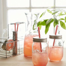 Mason Jar And Pitcher Party Set- Multi One