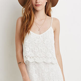 Crochet Flounce Romper