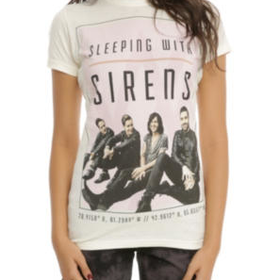 Sleeping With Sirens Photo Girls T-Shirt