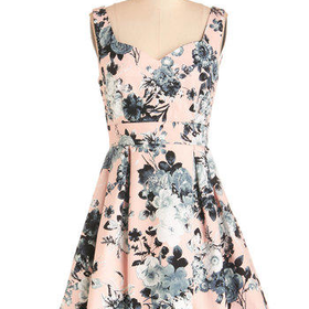 ModCloth Vintage Inspired Mid-length A-line Contrast as You Can Dress