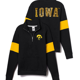 University of Iowa Bling Half-Zip Pullover